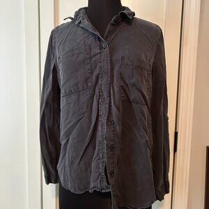 Dark Grey Button Up Shirt